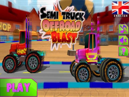 Semi Truck Offroad Blast screenshot 3