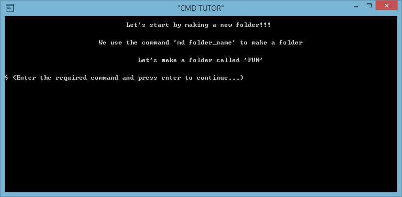 CMD TUTOR screenshot 2