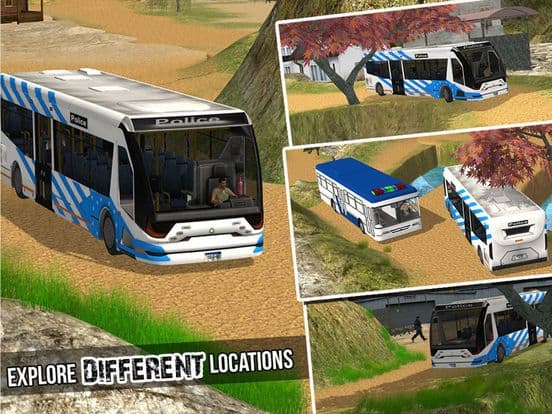 Police Bus Offroad Driver screenshot 4