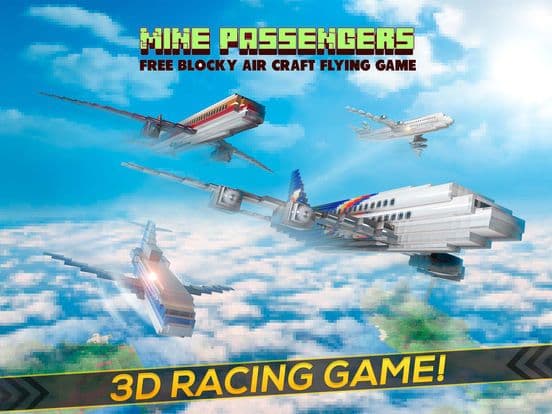 Mine Passengers: The Air Craft Flying Game screenshot 2