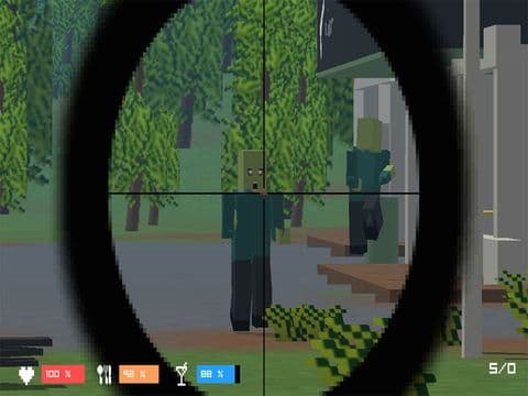 Pixel Zombies Hunter: Sciences howling of Virus Phantasm. Play Forgotten Dead Revenge screenshot 2