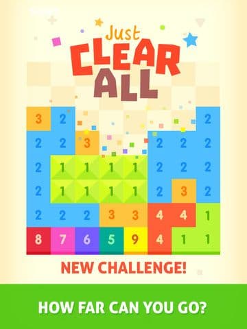 Just Clear All - popping numbers puzzle game screenshot 2