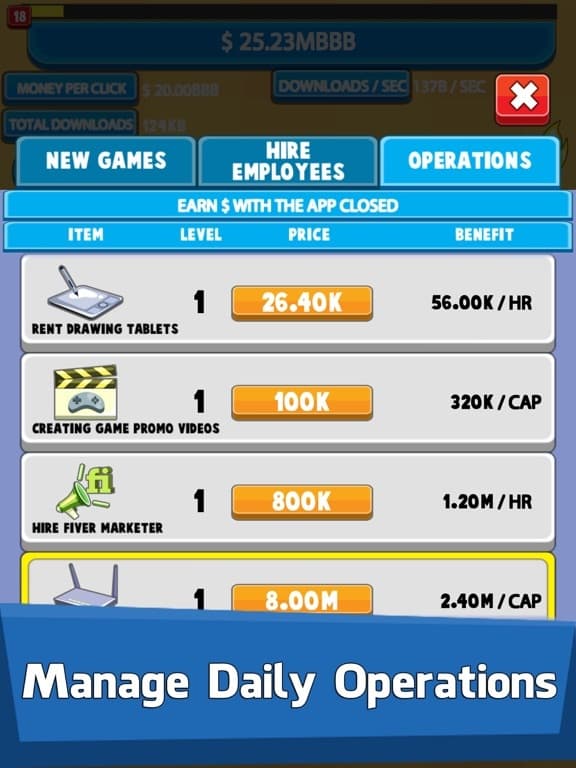 Video Game Tycoon: Tap Story screenshot 6