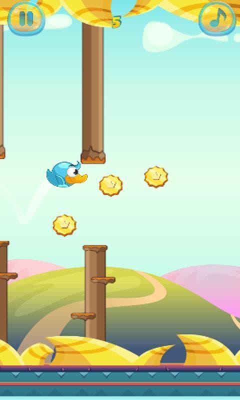 Blue Flappy Bird screenshot 5