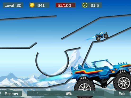 Monster Stunts: Extreme Stunt Truck Racing screenshot 4