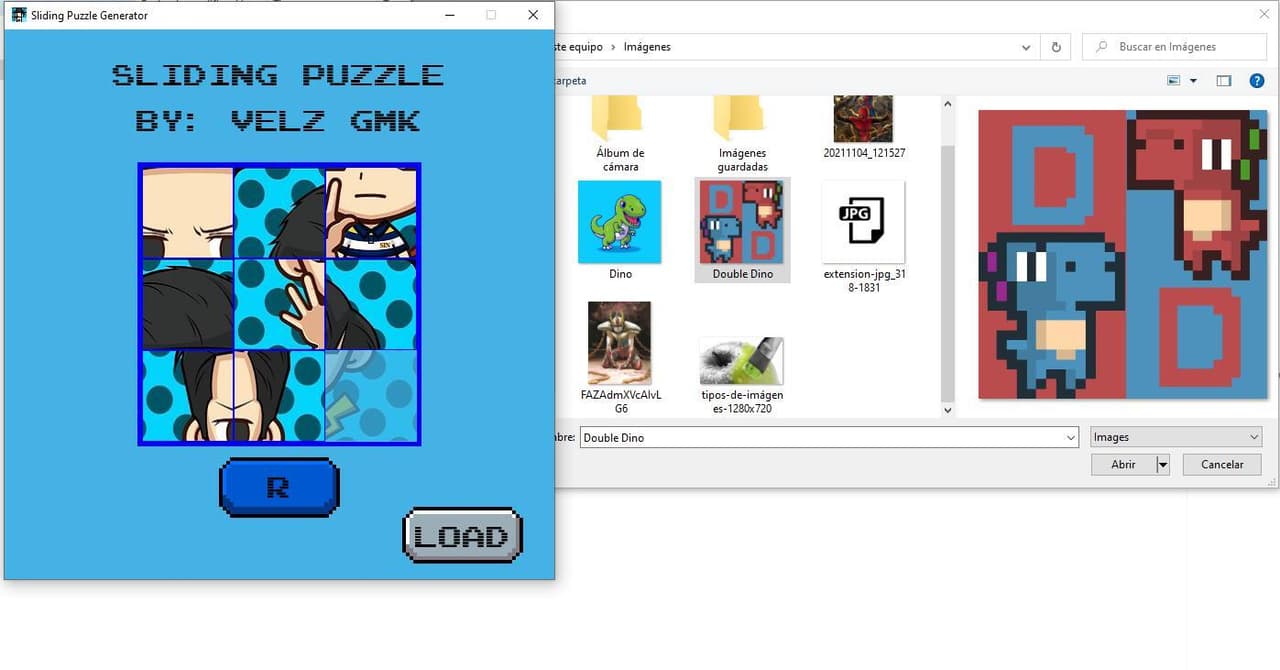 Sliding Puzzle Generator screenshot 2