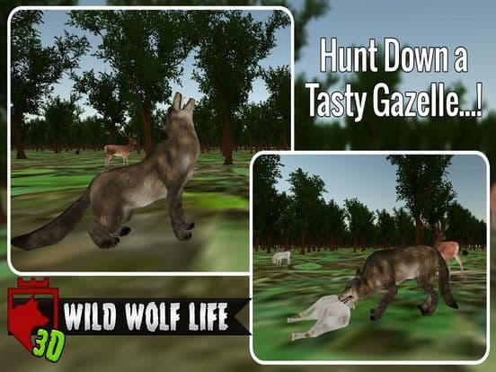 Wild Wolf Life 3D screenshot 3