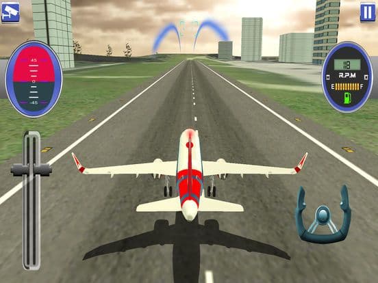 Flying Airplane Simulator 3D screenshot 2