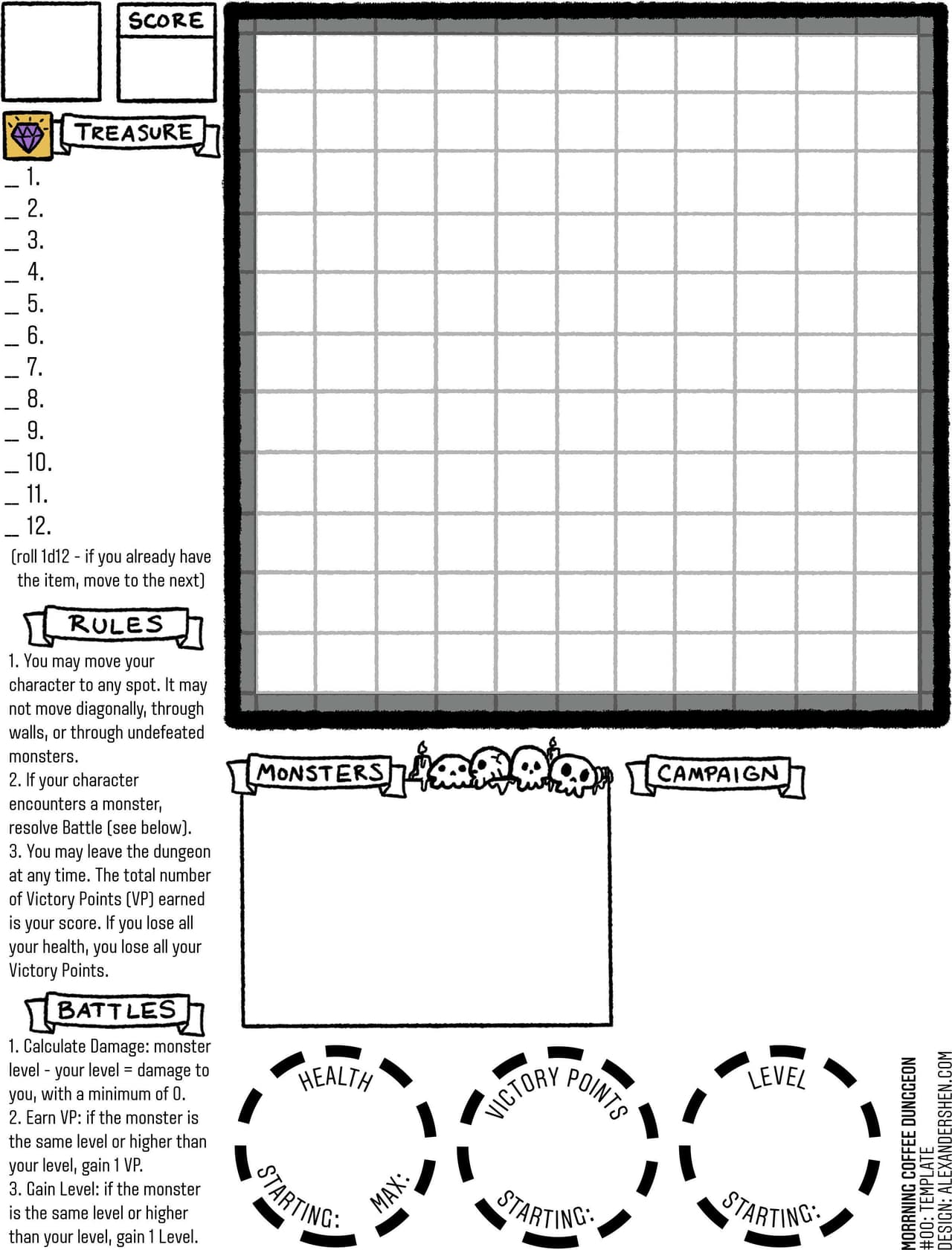 Morning Coffee Dungeon Template & Assets screenshot 2