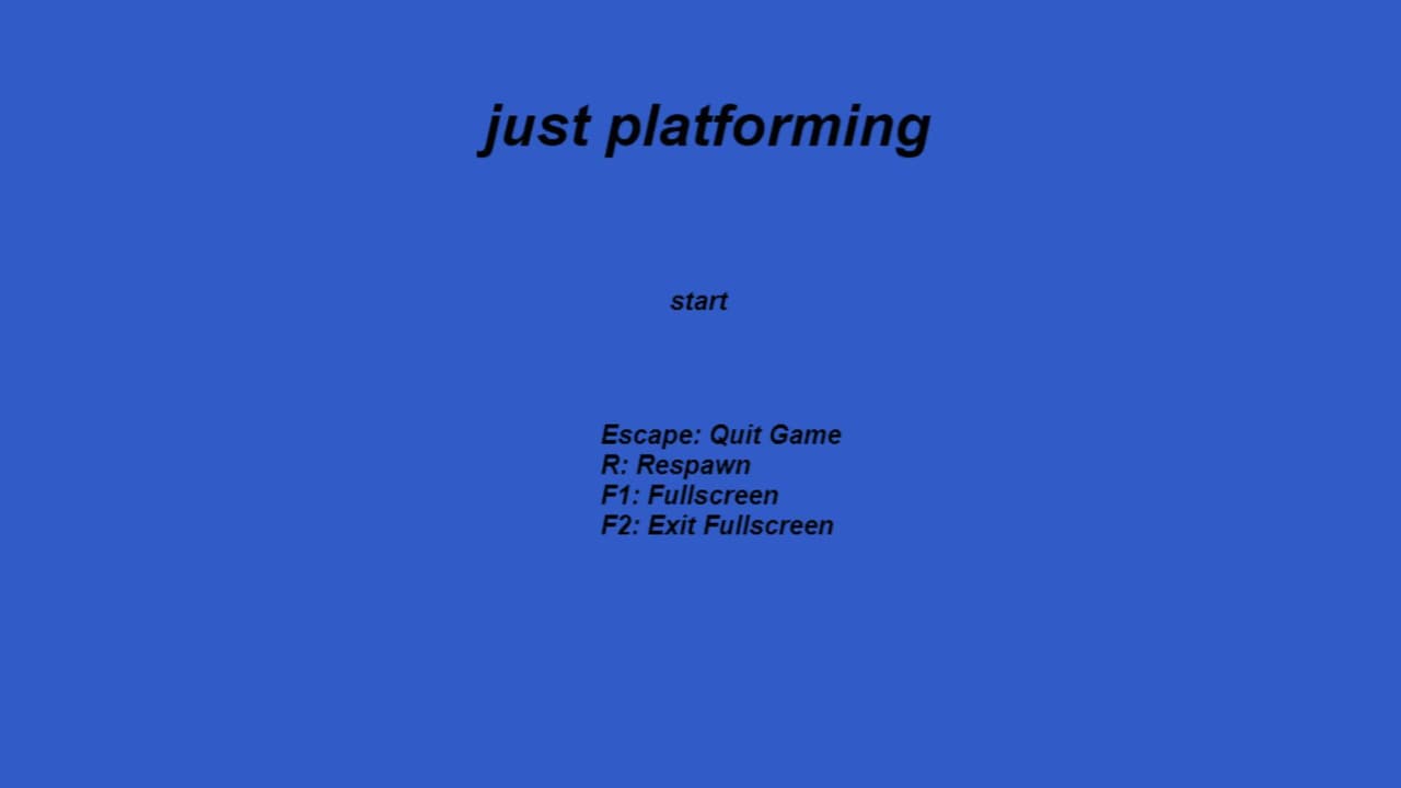 just platforming