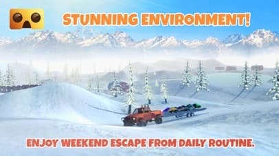Snowmobile Simulator: VR Game for Google Cardboard screenshot 3