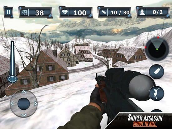 Survival War: Snow Sniper Pro screenshot 2