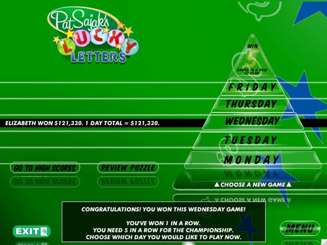 Pat Sajaks Lucky Letters Deluxe screenshot 4