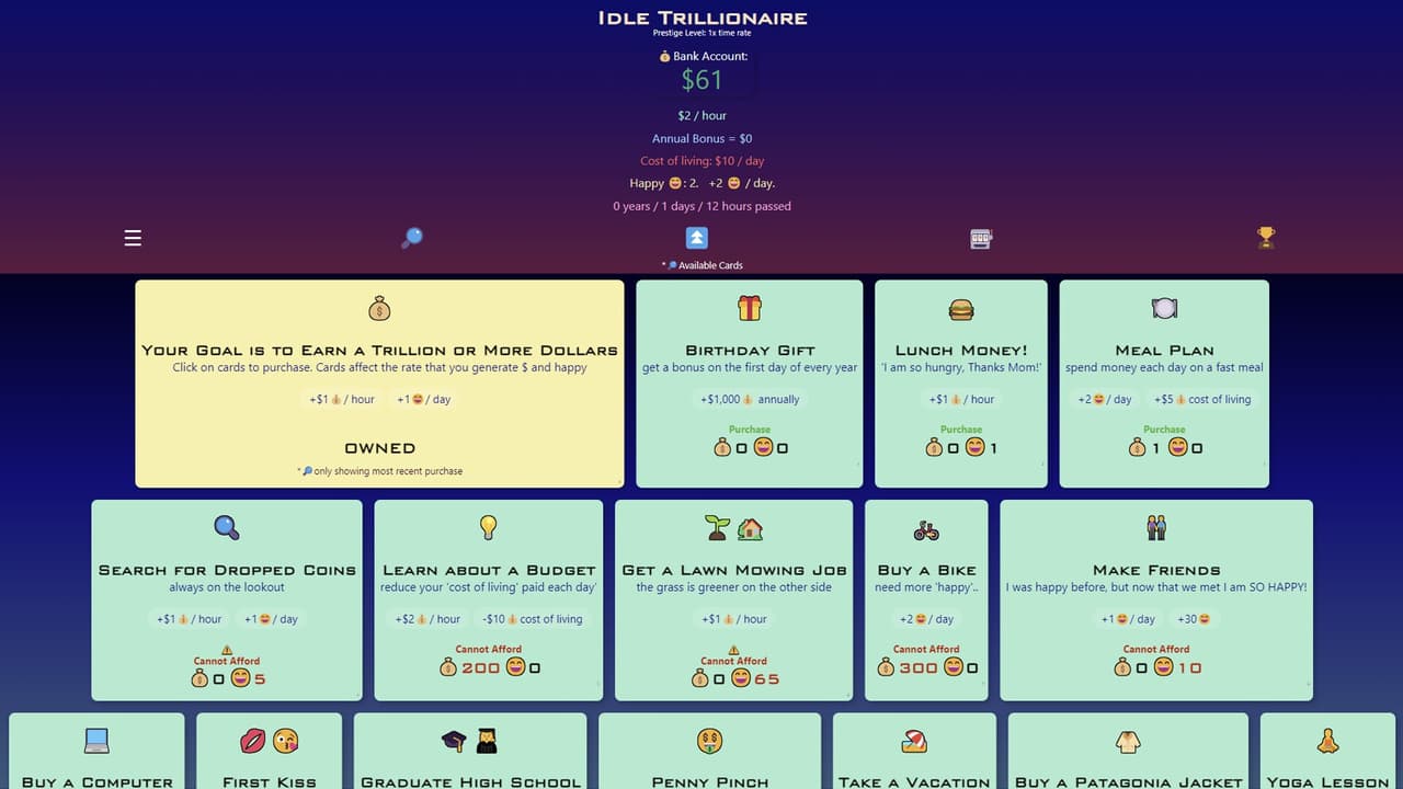 Idle Trillionaire screenshot 2