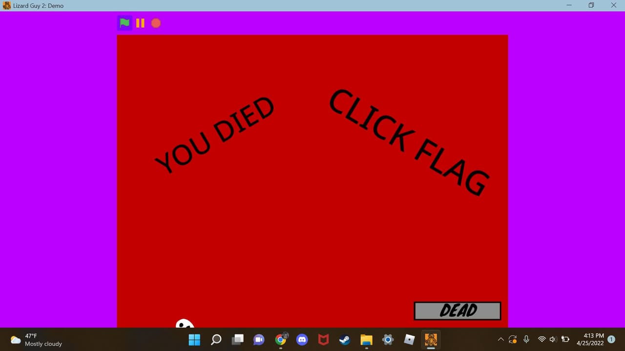 Lizard Guy Platformer 2 Demo screenshot 3