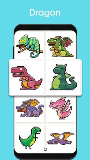 Pixel Art: Color by Number Sandbox Coloring Game screenshot 6