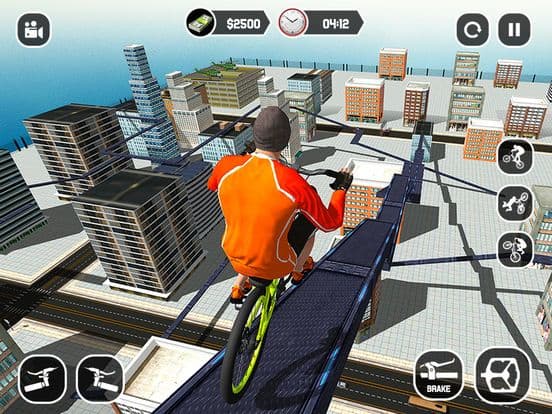 Rooftop bicycle simulator 2019 screenshot 5