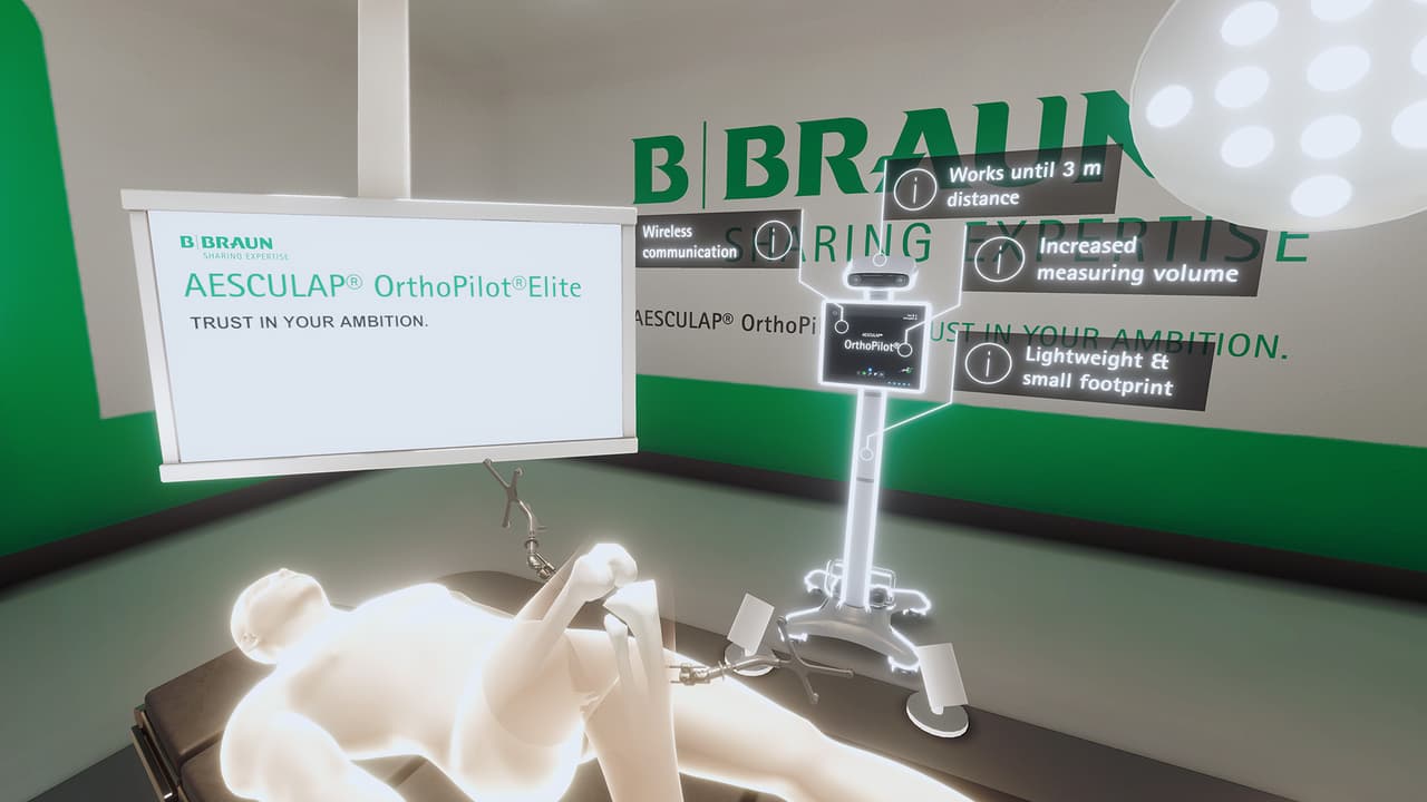 AESCULAP OrthoPilot Elite VR Palpation screenshot 2