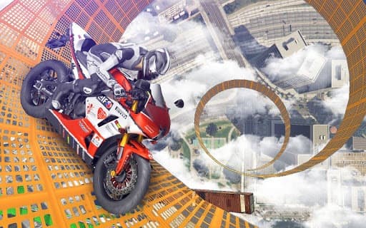 Bike Impossible Tracks Race: 3D Motorcycle Stunts screenshot 4