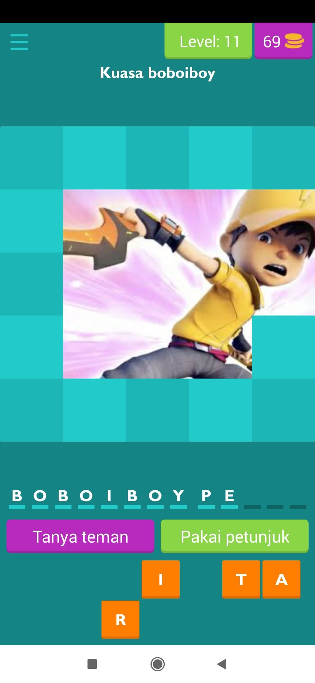 Boboiboy guess screenshot 3