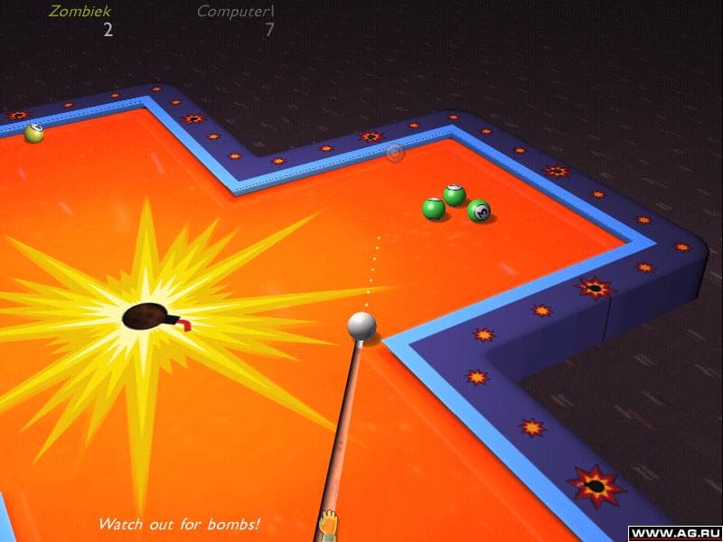 3-D Ultra Cool Pool screenshot 3