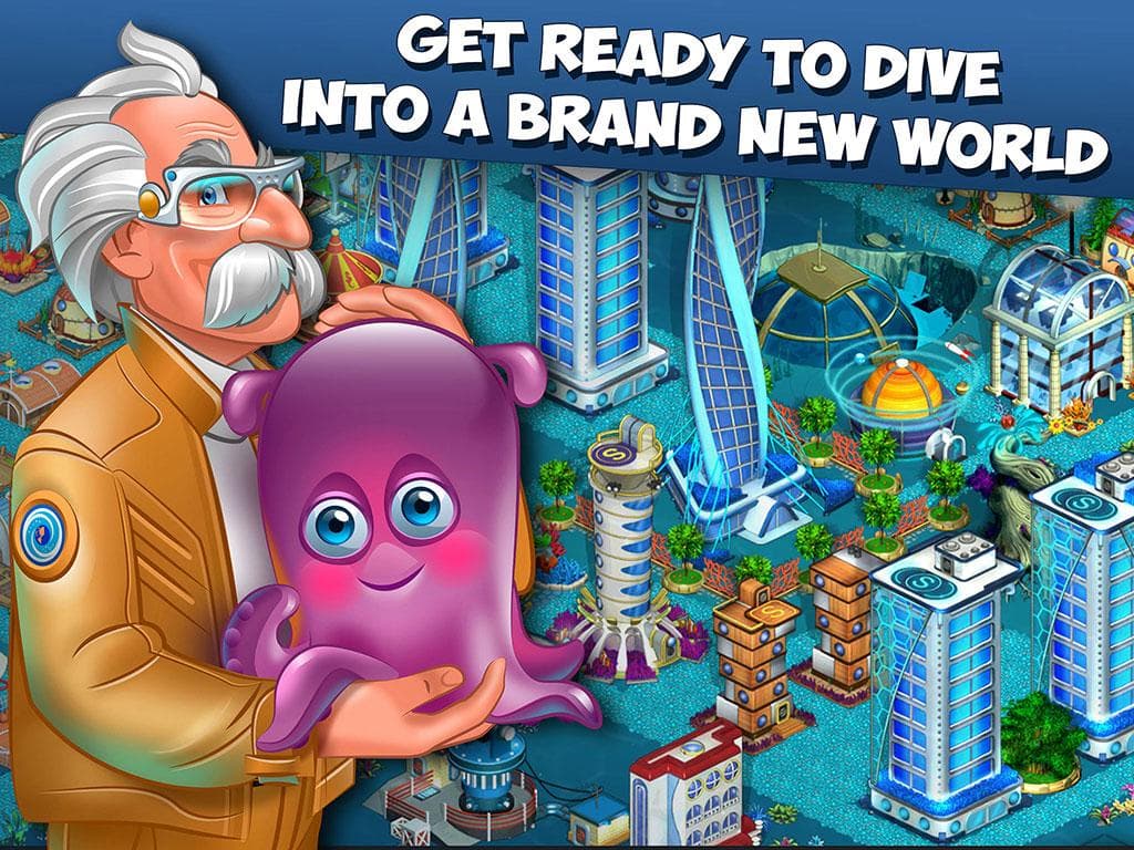 Aquapolis. Free city building! screenshot 2