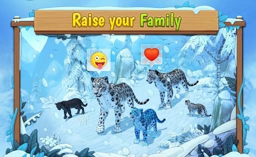 Snow Leopard Family Sim Online screenshot 2