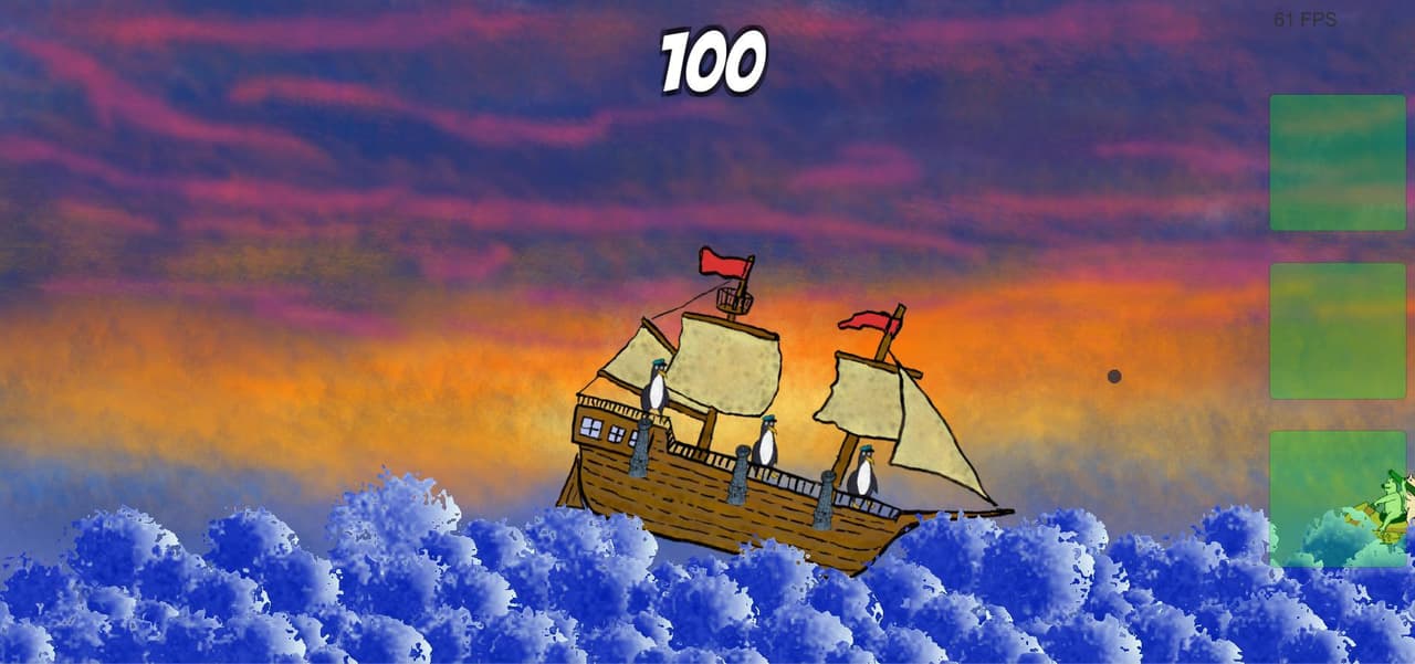 Pirate Penguins VS Polar Bears on JetSki