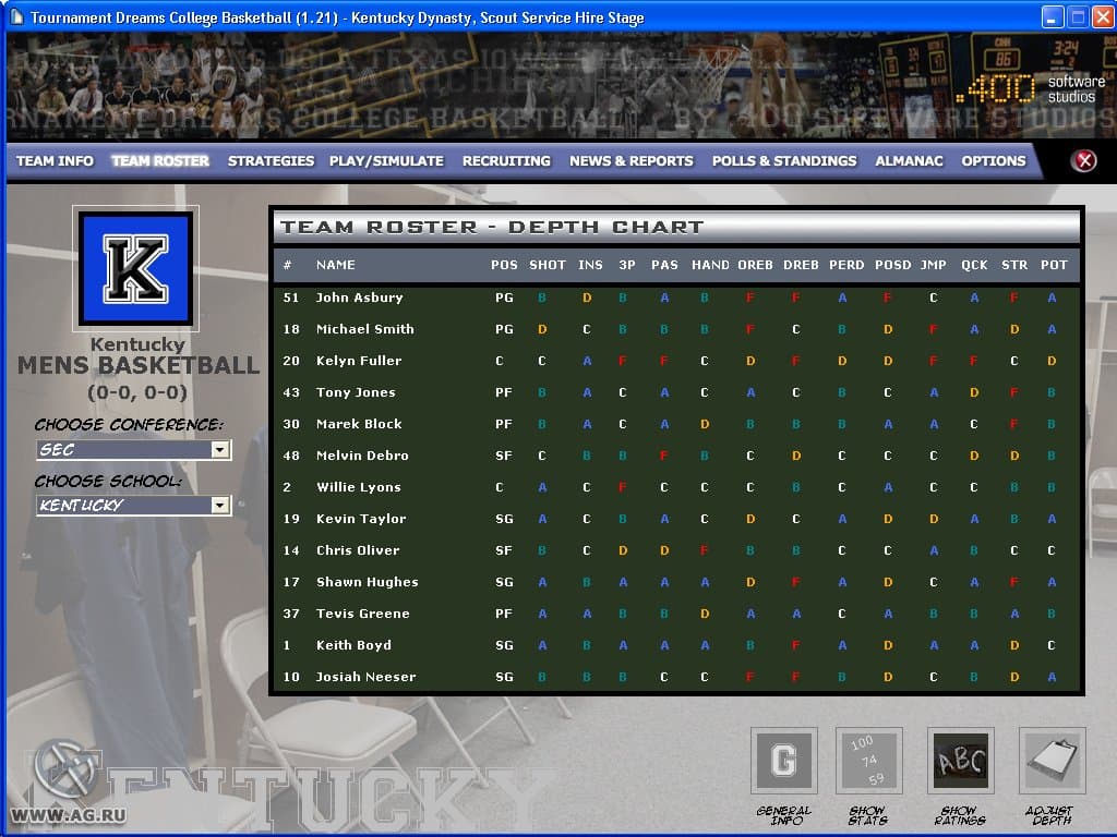 Tournament Dreams College Basketball screenshot 5