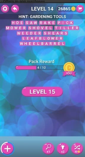 Word Puzzle Games word search puzzles screenshot 3