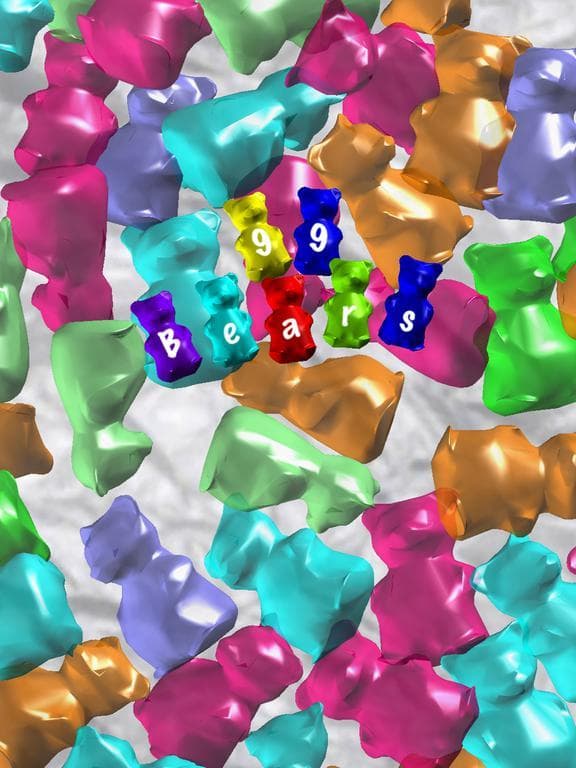 99 Gummy Bears HD, Squishy Match 3 screenshot 2
