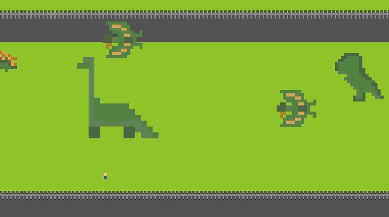 dinosaur stampede