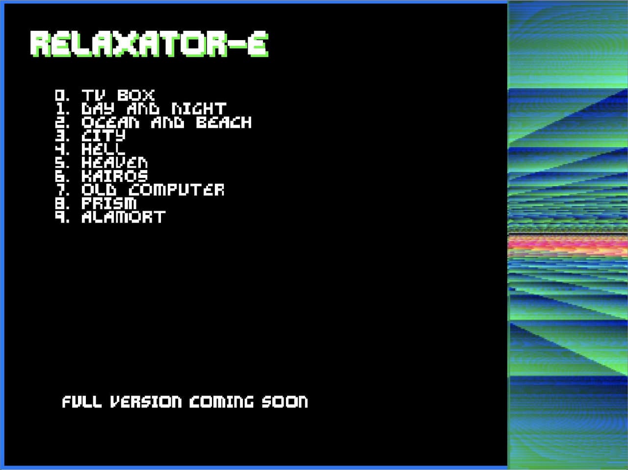 RELAXATOR-E screenshot 2