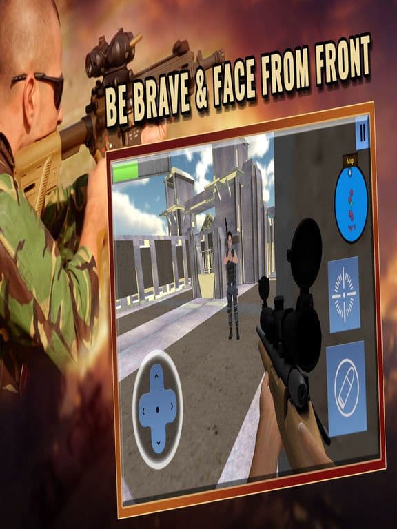 Elite War Hero – Shoot the terrorists and be a real sniper in this free 3D game screenshot 2