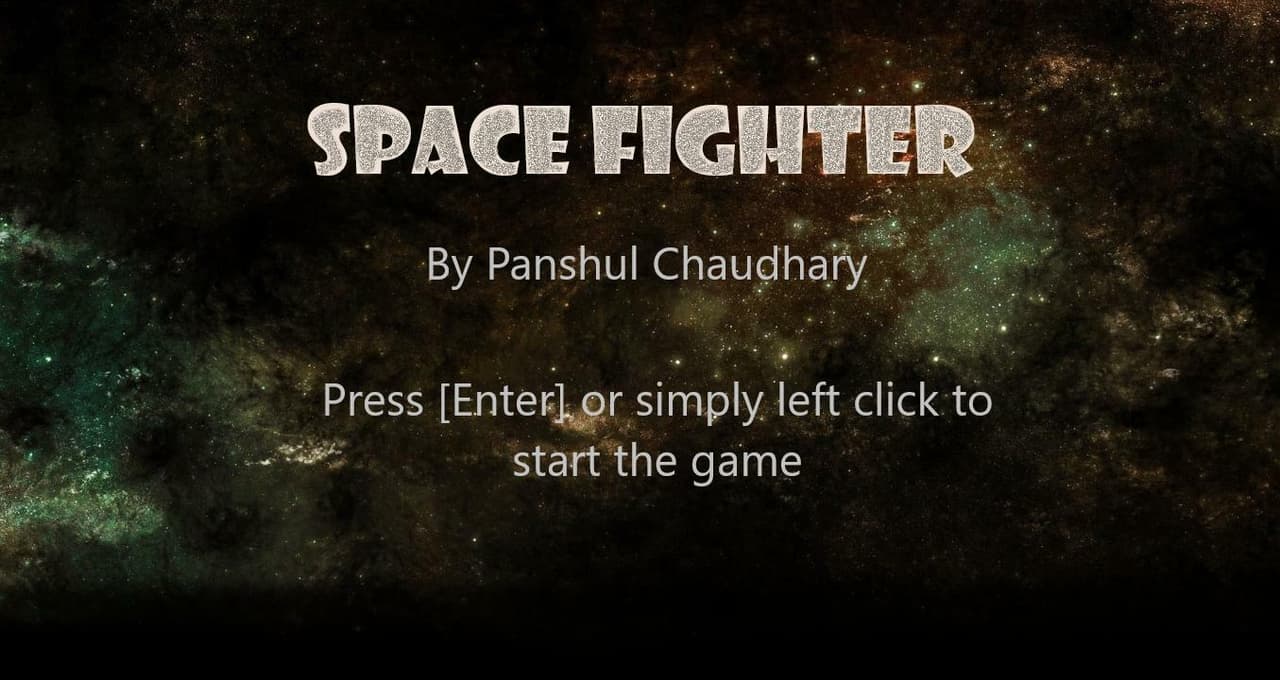 Space Fighter (itch) (Panshul Chaudhary) screenshot 2