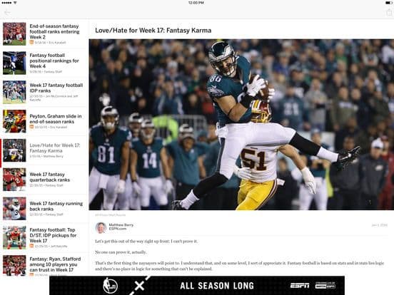 ESPN Fantasy Sports