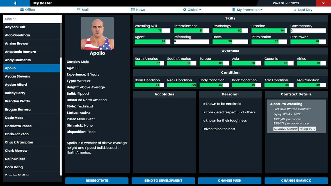 Pro Wrestling Simulator screenshot 2