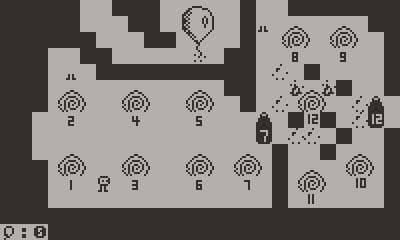 Blocky Balloons (for Playdate) screenshot 3