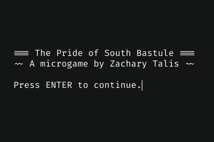 The Pride of South Bastule