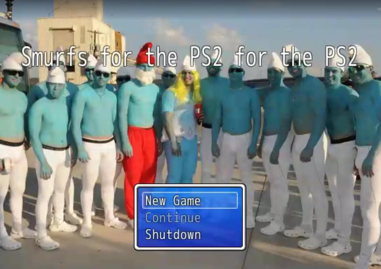 Smurfs for the PS2 for the PS2