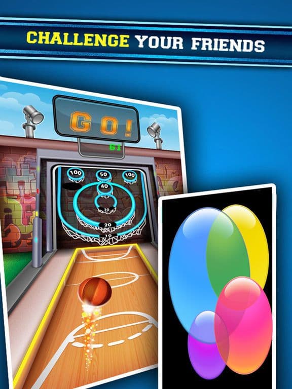 Urban Hoop Shot Basketball Bowling screenshot 5