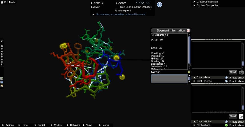 Foldit screenshot 3
