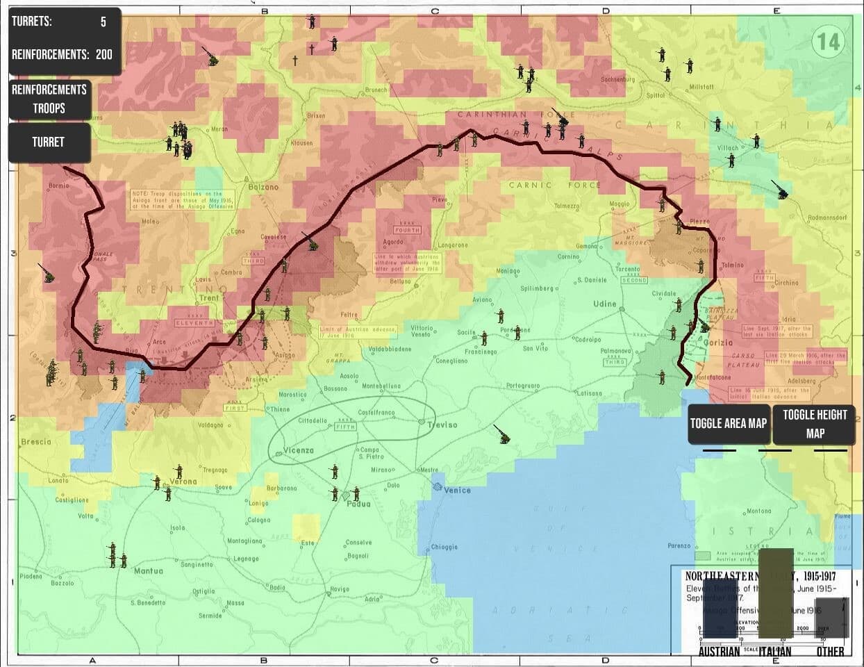 Battles of Isonzo screenshot 4