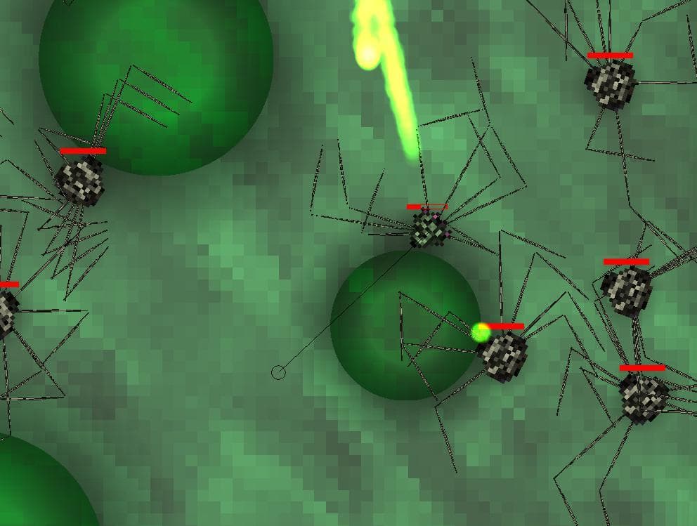 Procedural Spider Flamethrower screenshot 3