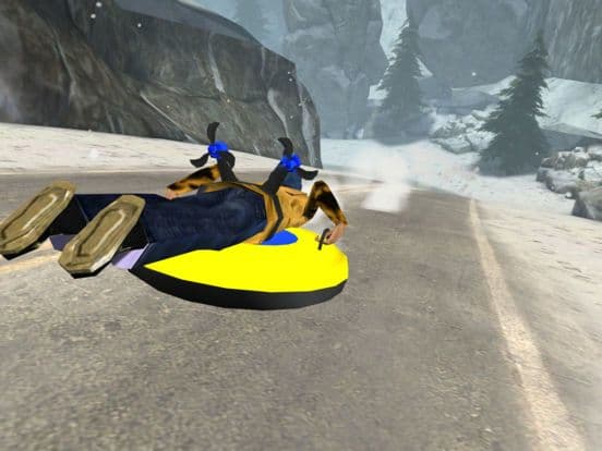 Alpine Road Sledding - eXtreme Crazy Winter Snow Racing Adventure Game FREE screenshot 5