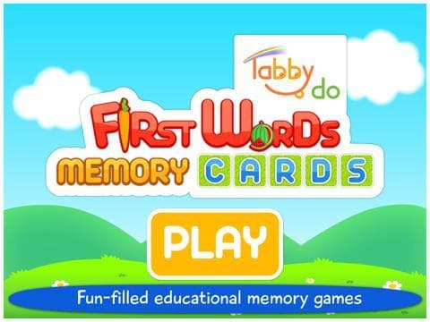 First Words Memory Cards Free by Tabbydo: Twinmatch learning game for Kids & Toddlers screenshot 4