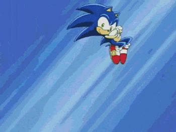 Sonic world 3D in 2D