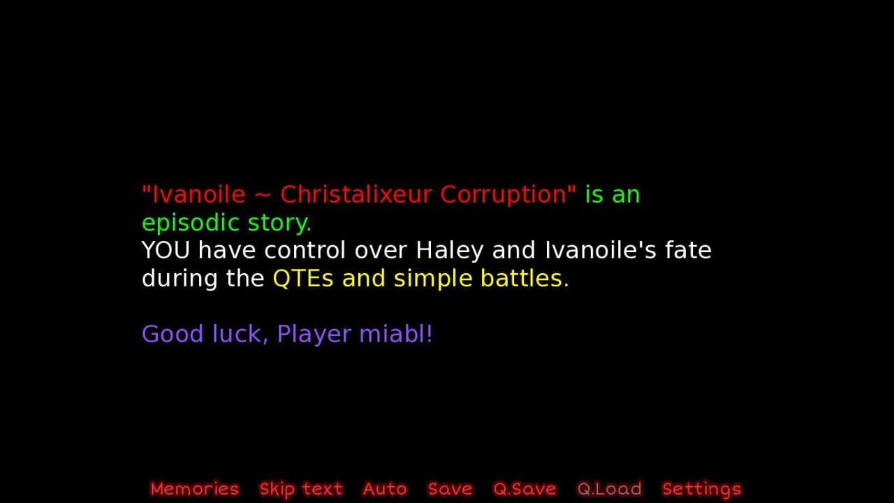 Ivanoile ~ Christalixeur Corruption screenshot 2