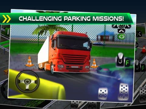 3D Truck Car Parking Simulator - School Bus Driving Test Games! screenshot 3