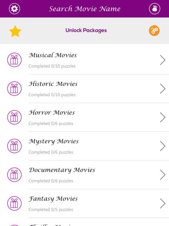 Search Movie Name Puzzles - Mega Word Search screenshot 3